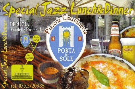 POSTAL ITALIA PERUGIA PIZZERIA PORTA DEL SOLE CARTE POSTALE POSTCARD